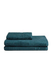 Σετ πετσέτες και χαλάκι μπάνιου homelovers organic 40X66+68X137+50X70 / Green